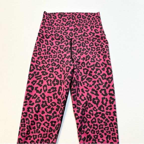 Beach Riot x Revolve Ayla Leggings High Rise Pink Leopard Cheetah Print Size XS - Picture 3 of 14